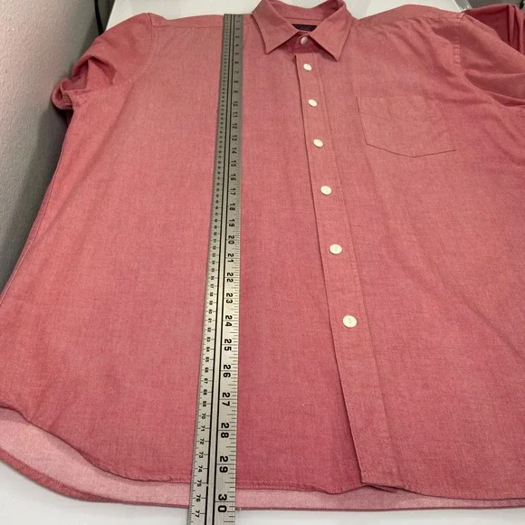 UNTUCKit Mens Red Long Sleeve Button Down Shirt XLarge Cotton Casual READ - Picture 4 of 6